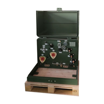 comprar Tipo de óleo 12470V 240V Voltagem secundária Transformador montado em plataforma de fase única 100kVA Fabricação em linha