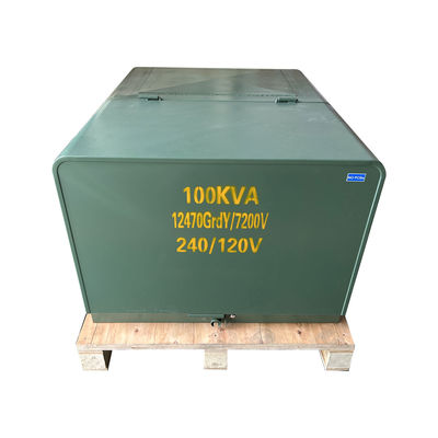 comprar Transformador de alimentação em loop montado em pad 100kva de fase única 34,5kv 13,2kv 12,4 Kv Fabricação em linha