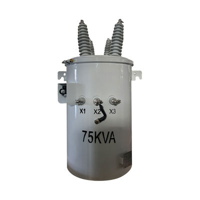comprar Transformador de distribuição de tipo montado em pólo elétrico de fase única de 75kva 34500V a 240V Fabricação em linha