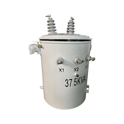 comprar 37Distribuição de eletricidade imersa em óleo de transformador de pólo de fase única de.5kva13.8kv A 240v Fabricação em linha