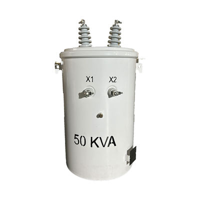 comprar 50KVA Transformador de distribuição de pólo de fase única Óleo imerso 12470V A 277V Fabricação em linha