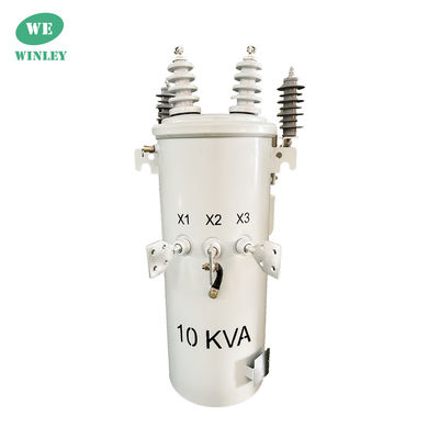 comprar 10 Kva ANSI / IEEE Padrão de Transformador de Distribuição de Pólo Monto de Fase Única 2 fios 4160V a 120V Potência Fabricação em linha