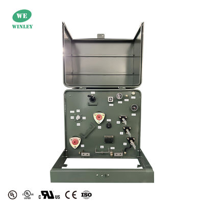 comprar Transformador de fase única montado em pads líquido 100Kva 12470GrdY/7200 DOE 2016 classificações de eficiência Fabricação em linha