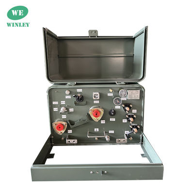 comprar Transformador de distribuição montado numa plataforma de fase única de 50Kva 12,47KV a 240V 120V 304 aço inoxidável Fabricação em linha