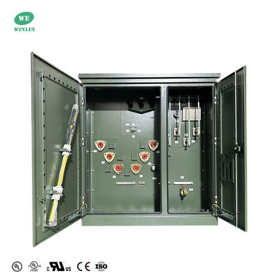 comprar Transformador Trifásico de Distribuição de Energia Montado em Almofada, Imerso em Óleo, 150kva  12470v Para 208v, Padrões Ansi Ieee, Com Certificado Ul Fabricação em linha