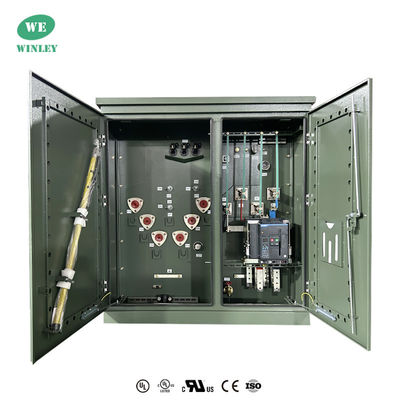 comprar UL 350KVA Residential Pad mounted transformer  3 Phse Oil Immersed 12470V to 208Y ANSI C57 Fabricação em linha