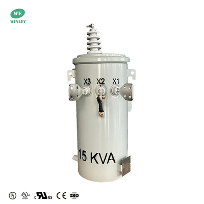 comprar Transformador de Poste 15KVA Monofásico Imerso em Óleo 13.8KV Para 120V Transformador de Distribuição de Energia Aérea Fabricação em linha