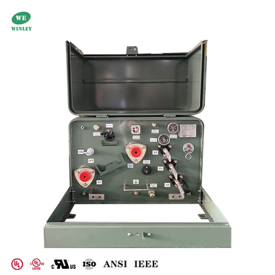 comprar Transformadores de distribuição montados em pads de fase única de 50Kva Potência de 240V a 4160V UL Listado CSA ANSI Preço de padrões IEEE Fabricação em linha