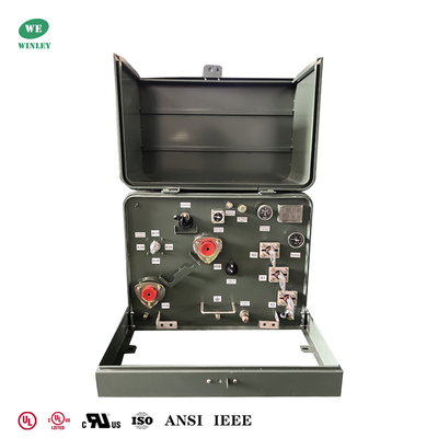 comprar Transformador de distribuição montado em pad 100Kva de fase única 13800V a 240V Cumprir o padrão DOE 2016 Distribuição ao ar livre Fabricação em linha