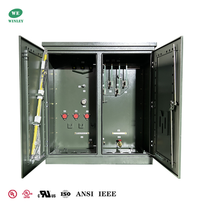 comprar UL Listado 600Kva 3 Fase Pad montado Transformador de óleo imerso 34,5KV a 480V Transformador de distribuição de energia eficiente Fabricação em linha