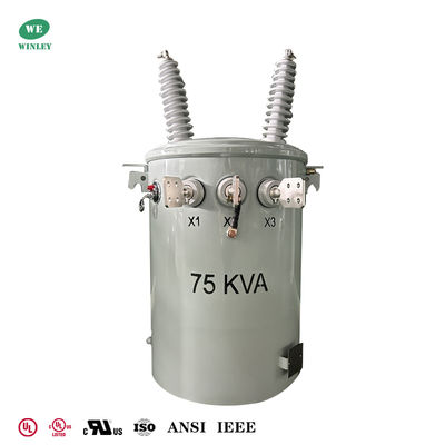 comprar 75Kva Single Phase Pole Mounted Transformer Overhead Distribution  Dual Windings 34500V to 120/240V UL/cUL Listed Fabricação em linha