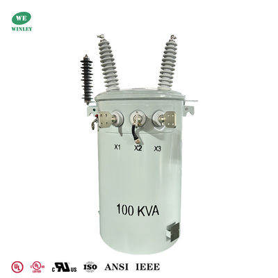 comprar Power Pole Transformer 100 Kva 34.5kv To 120v Dual Winding Oil Filled Distribution Transformers Fabricação em linha