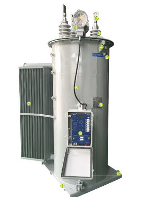 Tipo linha regulador do óleo de 500KVA 200A do transformador 19920V 200KV BIL