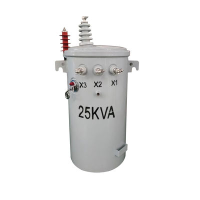 25 Kva monofásico para montagem em poste, óleo, potência Hv imersa