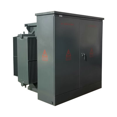 Transformador trifásico externo 10KV imerso em óleo montado em pedestal 500KVA