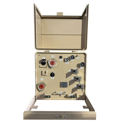 Transformador submerso em óleo de 50 KVA monofásico montado em pad 120 240V