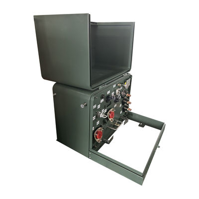 100 kVA Pad de transformador tipo óleo de fase única montado 12,47KV 120V