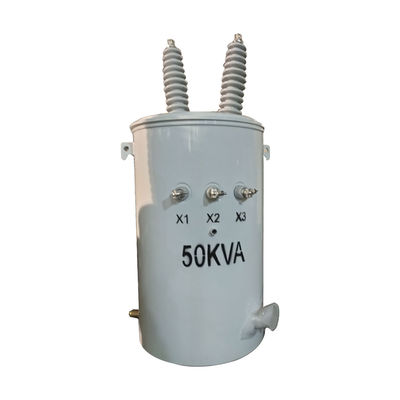 12.4kv 240v 50kva Transformador de distribuição imerso em óleo Transformador montado em pólo de fase única