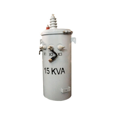 Transformador de distribuição de tipo montado em pólo de fase única de 15kva 4160v a 240v