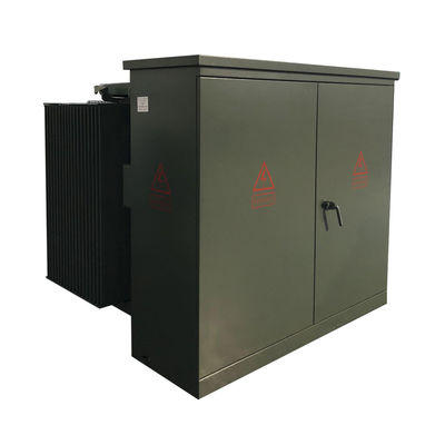 Transformador de três fases montado em pads de 500kV, passo para baixo 12470v para 208v