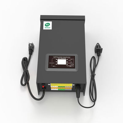 Transformador de paisagem de baixa tensão de 600w com temporizador e sensor de fotocélula 120v Ac a 12v 14v Ac