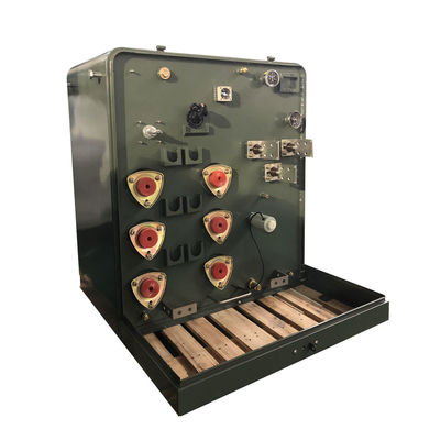 Transformador monofásico de 75 KVA montado em pad 12470 a 120 v