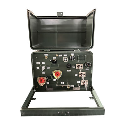 IEEE CSA Normas IEC Alimentação em circuito Montagem de transformador de fase única Tipo de óleo 4160V a 240V 37,5Kva