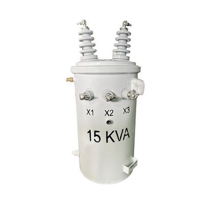 Óleo de transformador de distribuição aérea de fase única de 15kva imerso 13200GrdY/7620