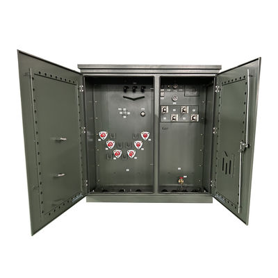 Transformador montado em 3 fases Pad Tamanhos 3000Kva Step-Down 12000V Para 630Y/364