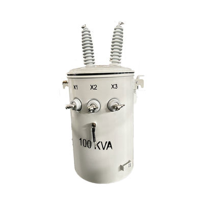Transformador montado em pólo de fase única 23KV a 240V Cumprir as normas ANSI IEEE