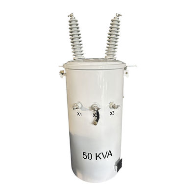Óleo de transformador de distribuição de pólo montado de fase única de 50kva Imerso 34500GrdY/19920 a 120/240V