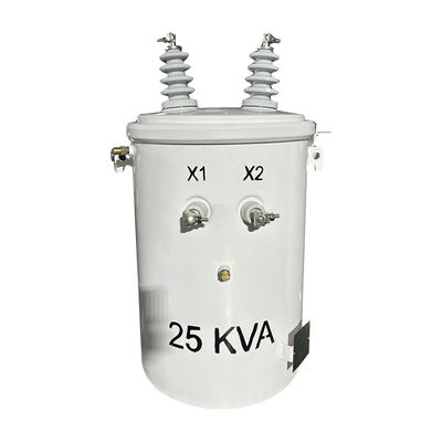 Transformador de distribuição de pólo de fase única de 25KVA 12470V a 277V ANSI IEEE