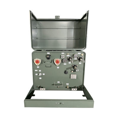 75kva 1 fase Pad montado Transformador Elétrico óleo imerso 12,4 KV a 120V aNSI IEEE