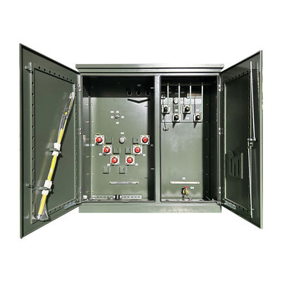 Transformador de tipo óleo eléctrico montado em 3 fases, classe 1500kva 35kv