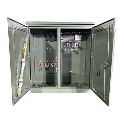 Transformador de distribuição de energia de dupla tensão de 500 Kva 3 fases montado no pad 12470V e 4160V Certificado UL
