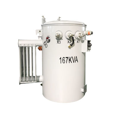 167kva Transformador montou em pólo de fase única Tipo CSP distribuição imersa em óleo