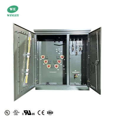 Transformador montado em pads de três fases de 300Kva 13200V a 480Y Certificado UL