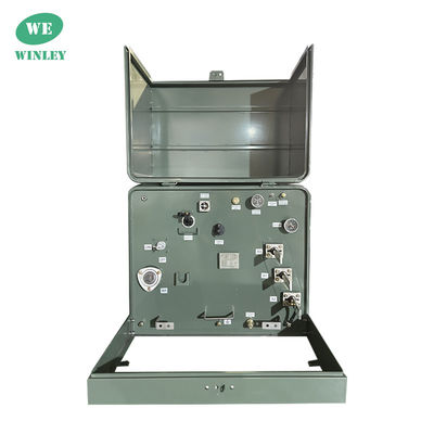 Residencial 200Kva Pad monofásico montado em transformador Distribuição de óleo imerso 34500V a 120V
