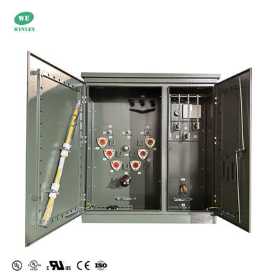 Transformador de energia solar 225kva Transformador montado em pads de três fases para aplicações de energia solar Step Up 208V para 13,8KV