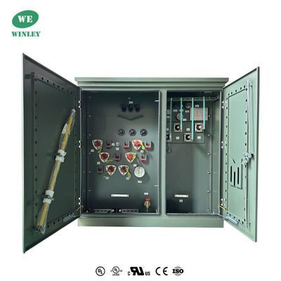 Distribuição de óleo imerso montado em um transformador de 3 fases pad 500Kva 12870V ANSI Normas IEEE