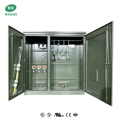 2100Kva Transformador de três fases montado em pads de óleo imerso Distribuição 13800 A 480V IEEE C57