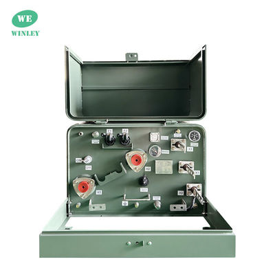 UL Listado 25 kVA Transformador montou em pad 13200V a 240V Transformador de distribuição de energia elétrica imerso em óleo