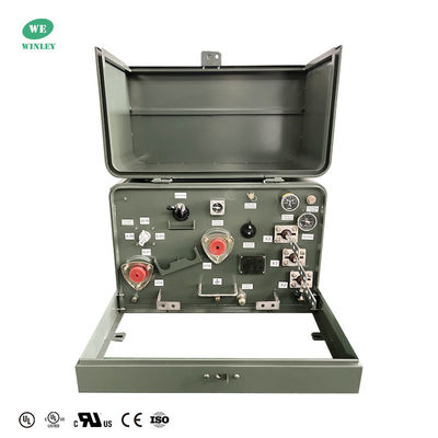 UL 37.5KVA 13800V a 240/120V Transformador de distribuição imerso em óleo Transformador montado em plataforma de fase única