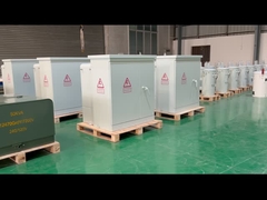 Transformador montado numa plataforma de fase única