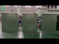 Transformador montado em pads de três fases de 150kva