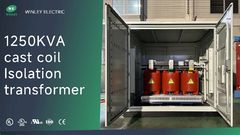 Transformadores a seco de resina fundida de 1250 kVA, isolamento 480V, padrão IEEE ANSI