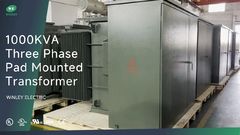 Transformador Trifásico Montado em Almofada 1000kva 34.5KV Alimentação em Loop Tipo Óleo Transformador de Distribuição de Energia